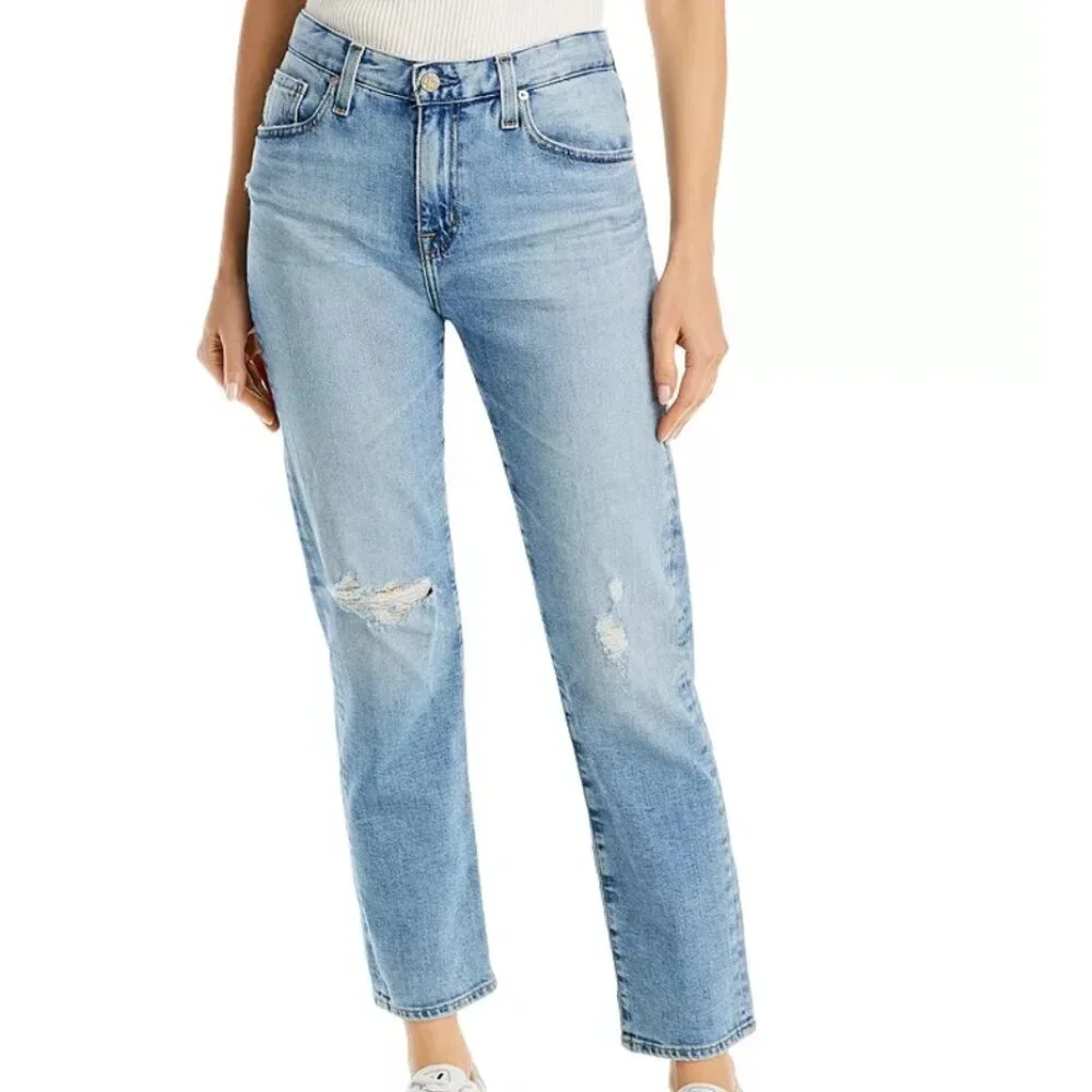 AG Adriano Goldschmied Ex-Boyfriend Slouchy Slim Jeans 20 Years Fossil Sz 29
